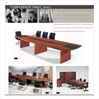 Table de conférence de haute qualité en bois pour 12 personnes, mobilier de bureau, placage classique, bureau de réunion
