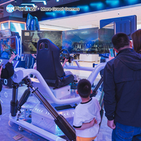 Simulador de Conducción VR para Parques de Atracciones, Simulador de Carreras de Coches y Motos, Juegos de Realidad Virtual, Simulador de Conducción con Soporte para Coche