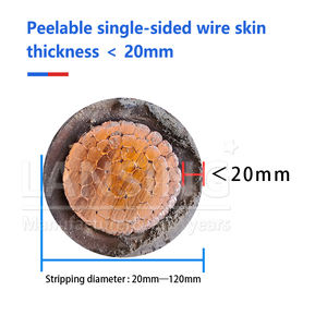 Hochwertige Multifunktions-Kabel abisolier maschine Schrott Kupferdraht-Recycling-Ausrüstung Kunststoff kabel herstellungs ausrüstung - Product Image 4