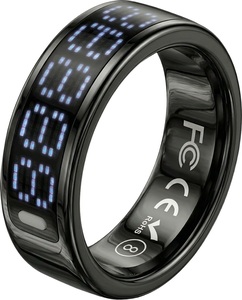 Bague connectée iTasbeeh Salam : Compteur de Tasbeeh intelligent, Heures de prière, Qibla, Suivi de bien-être AI Zikr - Product Image 2