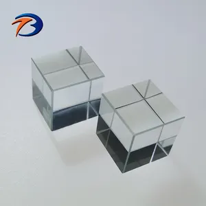 Chùm Splitter Cube Sapphire Thủy Tinh Quang Học Lưỡng Sắc Cube Lăng Kính 10Mm Trong Kho Bây Giờ