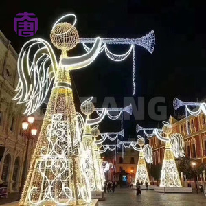 Giant <b>Lighted</b> Christmas Angel for Outdoor Park Plaza Landscape and Commercial Holiday Decoration Display - Product Image 2