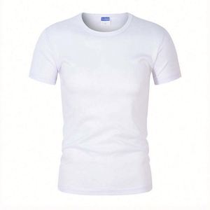 Cheap Blank Men's 100% Polyester Quick Dry Breathable Eco-Friendly T-<b>Shirt</b> Custom Silk Screen Print Front Logo Unisex Sports - Product Image 2