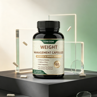 Capsules de gestion du poids au thé vert de haute qualité, saveur fruitée, suppléments nutritionnels énergisants pour adultes, hommes et femmes