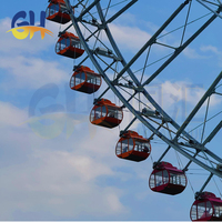 Grande Roue Géante de 108 m pour Parc d'Attractions Extérieur, Équipement de Divertissement, Manège Ludique, Attraction de Fête Foraine