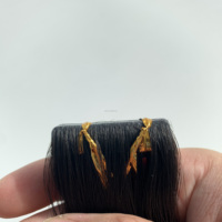 Vente en gros d'extensions de ruban de trame de peau d'injection 100 cheveux humains ruban invisible dans les extensions bloc-notes de cheveux russes établis
