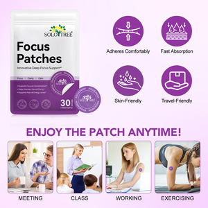Bán buôn 30 pcs phân hủy sinh học qua da các bản vá lỗi sâu tập trung hỗ trợ duy trì tinh thần rõ ràng vitamin bổ sung tập trung các bản vá lỗi - Product Image 4
