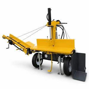 <span class=keywords><strong>Fendeuse</strong></span> de bûches verticale à moteur essence Kohler 14 CV de qualité commerciale avec prise de force hydraulique, convoyeur de sortie de 3,2 m et table de production - Product Image 2