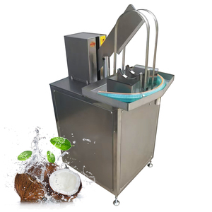 Industrial Best Quality Fresh Young Coconut Open Cut Machine Hydraulic Old Coconuts Cutter for Snack Bar - Product Image 2