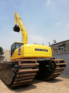 Escavatore Anfibio Swamp Buggy Komatsu PC220-7 in Buone Condizioni con Braccio Lungo 18m Utilizzato per Dragare Fiumi - Product Image 5