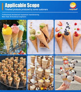 Máquina para Hacer Conos <span class=keywords><strong>de</strong></span> Helado, Galletas y Wafers, Totalmente Automática, <span class=keywords><strong>Precio</strong></span> <span class=keywords><strong>de</strong></span> Fábrica - Product Image 4