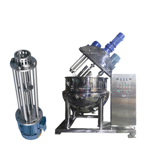 Émulsifiant Homogénéisateur Sous Vide à Cisaillement Élevé Prix Usine Moteur Siemens 12Kw pour Crème Visage et Corps, Mélangeur Cosmétique - Product Image 2