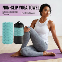 Maßgefertigter Rutschfester Sportgürtel Silikon-Punkt Gym Yoga Handtuch mit Individuellem Logo