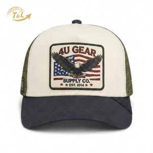 Gorra Trucker de Malla con 5 Paneles, Bicolor, Ajustable, Unisex, con Parches Bordados en 3D Personalizados, de Alta Calidad 4U - Product Image 2