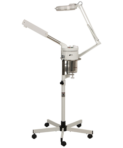 Vaporizador Facial Profesional 2 en 1 con Luz LED Fría y Caliente, Lámpara LED de Aumento, Vaporizador Facial, Spa Facial - Product Image 1