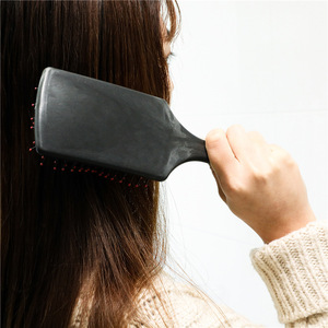 <b>Wide</b>-tooth scalp massage airbag <b>comb</b>, large-bladed <b>comb</b>, plastic hair <b>comb</b> for curly, smoothing, and long hair, flat <b>comb</b> - Product Image 3