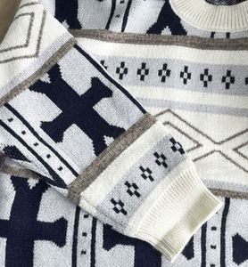 Suéter de Punto Personalizado con Logotipo para Hombre, Cuello Redondo, Hombros Caídos, Jersey de Punto para Hombre, Jersey de Jacquard de Alta Calidad para Hombre - Product Image 5