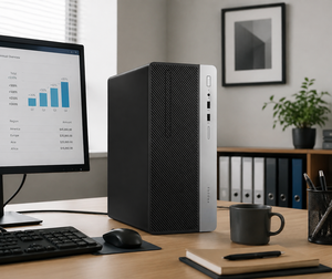 PC de bureau Microtower Barebone Tower <span class=keywords><strong>ProDesk</strong></span> <span class=keywords><strong>400</strong></span> <span class=keywords><strong>G4</strong></span> 7ème génération, propre, sans rayures, grade A, testé et fonctionnel - Product Image 4