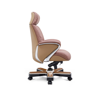 Chaise en cuir ergonomique moderne inclinable, confortable pour les longues sessions, chaise de bureau à domicile, siège de bureau professionnel