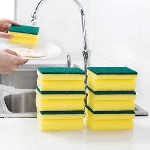 Wholesale H-Shaped High-Density <strong>Scouring</strong> Sponges - Dishwashing Cleaning <strong>Pads</strong> for Kitchen &amp; Pot Scrubbing Reusable - Product Image 1