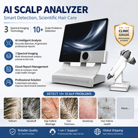 Caméra trichoscope avancée de 15,6 pouces pour le diagnostic des pellicules et du cuir chevelu gras |   Analyseur de densité capillaire et de peau de qualité clinique