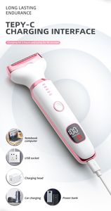 LEXIA 5 en 1 Tondeuse Corporelle Électrique Rechargeable Homme Femme Multifonction Sûre pour la Peau Étanche pour Cheveux Sourcils et Visage - Product Image 5