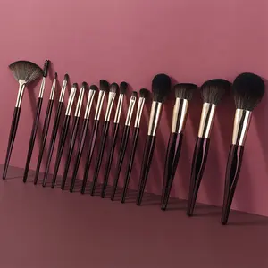 Set di strumenti cosmetici per donne donne di moda e vino rosso unico Set di strumenti in polvere fard ombretto da 16 pezzi Set di pennelli per il trucco