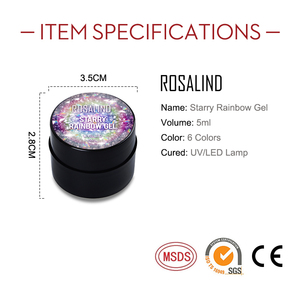 <span class=keywords><strong>Rosalind</strong></span>-esmalte de gel <span class=keywords><strong>semipermanente</strong></span> para uñas, laca de gel <span class=keywords><strong>semipermanente</strong></span> de color arcoíris para salón de manicura, 5ml - Product Image 6
