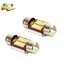Nouvelles ampoules LED dôme pour voiture DC12V/24V 5050SMD 31/36/39/41mm 0.8W 4W, éclairage intérieur et plaque d'immatriculation
