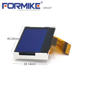 COG 12864 monokrom 128x64 tampilan LCD grafis biru