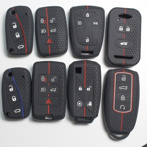 Prix de gros pour les housses de clés en silicone souple à motif nid d'abeille pour <span class=keywords><strong>Audi</strong></span> <span class=keywords><strong>TT</strong></span> <span class=keywords><strong>RS</strong></span> A4 A5 SQ7 2017-2019 à 3 boutons - Product Image 4