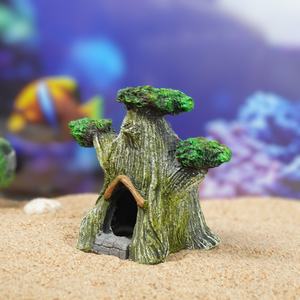 Elegante Hars Grot Ornamenten Milieuvriendelijke Oude Boomhut Garnalen Schuilplaats Voor <span class=keywords><strong>Aquarium</strong></span> <span class=keywords><strong>Aquarium</strong></span> En Woonkamer Ruimte Landschapsarchitectuur - Product Image 2