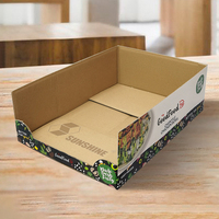 Carton gaufré recyclable de luxe personnalisé boîte de présentation d'emballage prête à être utilisée pour les cosmétiques et les produits de soins de la peau
