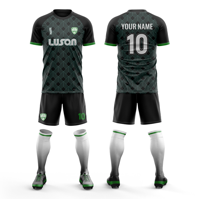 2023 Trend Custom Men's Soccer Jersey Set Double Sided Team Uniform Training Wholesale Newest Cheap Made in China