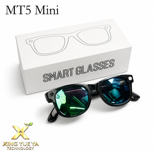 Gafas Inteligentes MT5 Mini con IA, Cámara de 8MP 1080P, Estuche de Carga, Traducción por IA, Asistente de Voz, Micrófono Dual ENC Estéreo para Mujer - Product Image 3