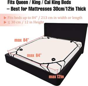 Kit BDSM per Bondage, Set di Costrizioni per Letto, Corde per Sesso, Cinghie Regolabili, Giocattoli Sessuali con Manette e Cavigliere per Adulti, <span class=keywords><strong>Donne</strong></span> e Coppie - Product Image 2