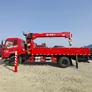 Hot Sale Dongfeng 6 Wheel Heavy Duty Crane Truck Truck Mounted Crane for Building Material Transportation - Product Image 2