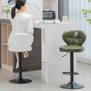 Ghế Quán <span class=keywords><strong>Bar</strong></span> Ghế Cao Xoay Hiện Đại Bằng Da Cổ Điển Mộc Mạc Cổ Điển Cao Nâng Cao Điều Chỉnh Được Chiều Cao Ghế Quán <span class=keywords><strong>Bar</strong></span> - Product Image 6