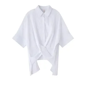Blusa Marga manica corta-bianco - Product Image 2