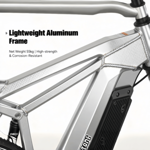 Bicicleta Eléctrica de Montaña con Suspensión Completa, Frenos de Disco de Hierro, Batería de Litio de 72V, 10KW E <span class=keywords><strong>MTB</strong></span> para Descenso y Todo Terreno, para Adultos - Product Image 6