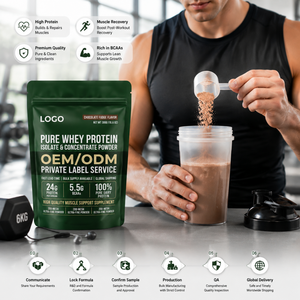 Poudre de Protéine de Lactosérum en Gros Marque Privée OEM ODM Livraison Rapide Approvisionnement en Vrac Supplément de Soutien Musculaire de Haute Qualité - Product Image 2