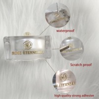 Nickel de galvanoplastie étanche personnalisé marque Logo Rose or feuille transfert métal étiquette autocollants décalcomanies