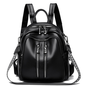 2025 New Arrival Premium Women's Backpack, Stylish Soft Leather Large-Capacity Bag, Versatile Travel School Backpack for Ladies