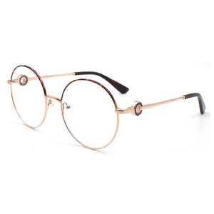 Gafas de Metal Higo Extra Grandes con Montura Completa, Estilo Retro Moderno, Unisex, Doradas, Plateadas, Negras, 58-19-150 - Product Image 3