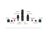 Connecteur MC4 PV 50A 1000V DC pour câble photovoltaïque, étanche IP67, mâle/femelle, pour panneau solaire et système photovoltaïque
