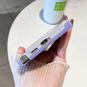 Kẹo màu Matte Jelly mềm sang trọng đồng bằng điện thoại trường hợp Samsung Galaxy S24 siêu S23 FE S22 cộng với iPhone Frosted chống sốc bội thu - Product Image 5