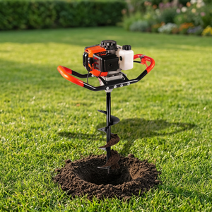 <span class=keywords><strong>Tarière</strong></span> thermique 2 temps 52 cm³ de qualité industrielle robuste pour le bricolage, machine à creuser les trous pour poteaux et la plantation d'arbres - Product Image 5