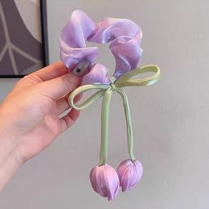 <span class=keywords><strong>Fascia</strong></span> <span class=keywords><strong>per</strong></span> <span class=keywords><strong>capelli</strong></span> a forma di ragazza con fiore francese a tulipano intestino crasso - Product Image 6
