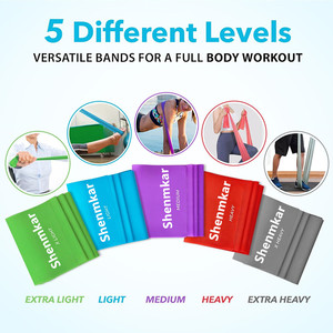 Factory Latex Resistance Exercise <strong>Band</strong> for Strength Training, Rehab, Pilates, Yoga, Stretching, Fitness, Gym, <strong>Physio</strong> - Product Image 3
