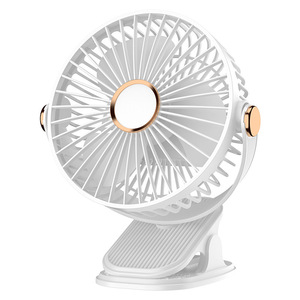 Clip <b>Fan</b> 6-Inch <b>USB</b> Rechargeable Desktop <b>Fan</b> With Light Portable <b>Mini</b> <b>Fan</b> For Dormitory Wall-Mounted Use - Product Image 2